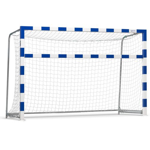 Porta da pallamano in alluminio - 1615760 - Schelde Sports - fissa / bianca e blu / termolaccati