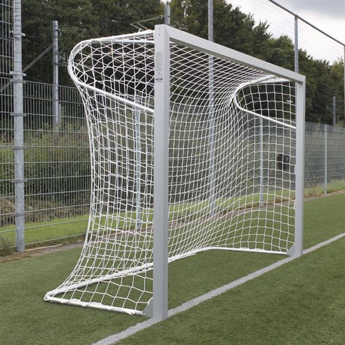 Porta da calcio in alluminio - 1615251 - Schelde Sports - con fissaggio a tasselllo / bianca / termolaccati
