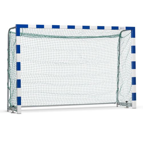 Porta da pallamano in polietilene - 1615209 - Schelde Sports - verde / trapezoidale / a maglia quadrata