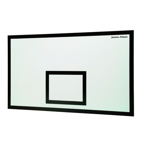 Tabellone da pallacanestro in plastica - 2300460 - Schelde Sports - rettangolare / bianco / nero