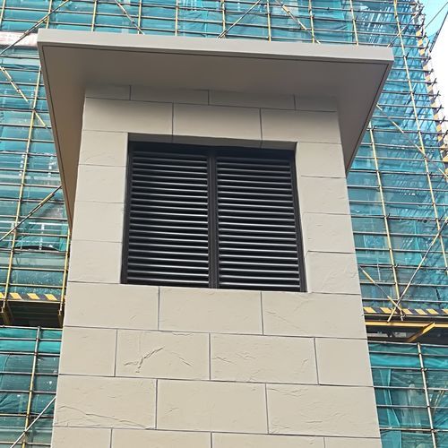 Paramento in argilla modificata - GRANITE - PHOMI - da interno / per facciata / contemporaneo