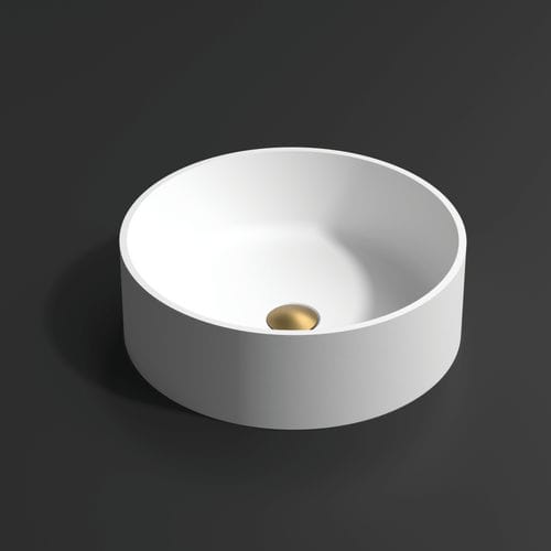 Lavabo da appoggio - 700220 - NEILUR - in Solid Surface / rotondo / senza foro
