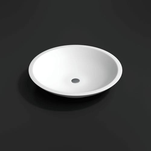 Lavabo da appoggio - 700225 - NEILUR - in Solid Surface / finitura opaca / rotondo