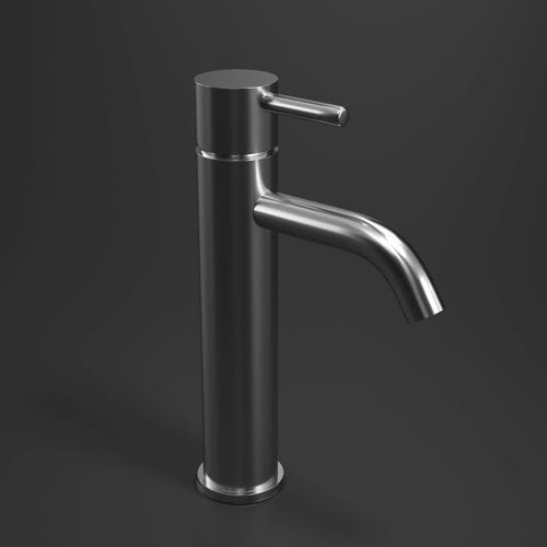 Miscelatore per lavabo - R376-S - NEILUR - per lavamani / da appoggio / in acciaio inossidabile spazzolato