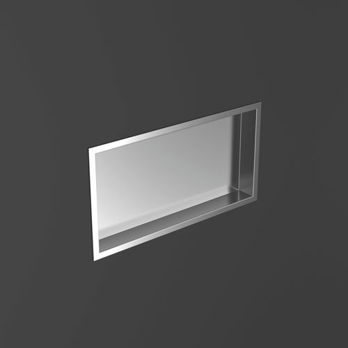 Nicchia in acciaio inossidabile - T542-S - NEILUR - rettangolare / da interno
