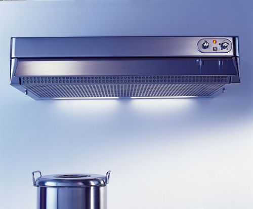 Cappa a muro - CFE-A 90/2 - ALPES-INOX - con illuminazione integrata