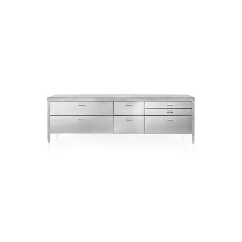 Elemento da cucina indipendente - 280C-CONTENIMENTO-2 - ALPES-INOX - a libera installazione / con cassetti