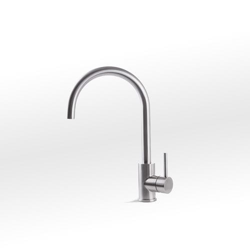 Miscelatore da appoggio - ALPES ALP34-2 - ALPES-INOX - in acciaio inossidabile / da cucina / 1 foro