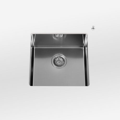 Lavello sottotop - radius 12 VSR  - ALPES-INOX - a 1 vasca / senza gocciolatoio / in acciaio inossidabile