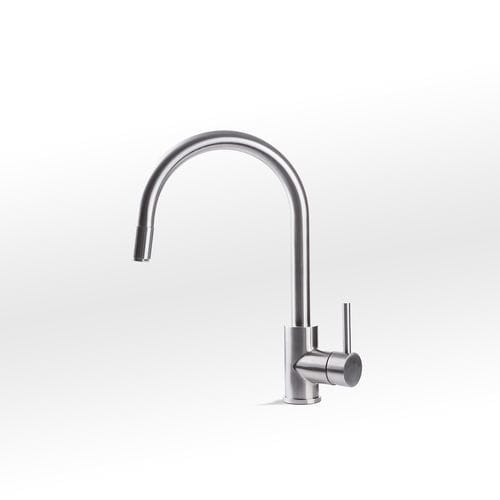 Miscelatore da appoggio - ALP44-2 - ALPES-INOX - in acciaio inossidabile / da cucina / 1 foro