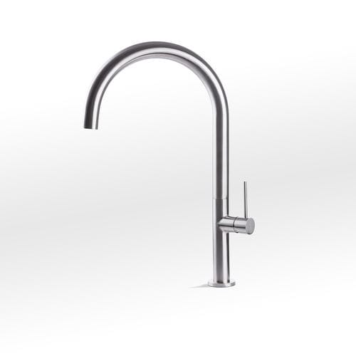 Miscelatore da appoggio - ALP45 - ALPES-INOX - in acciaio inossidabile / da cucina / 1 foro