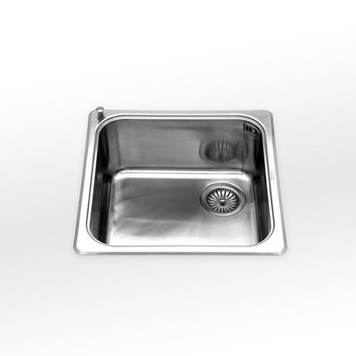 Lavello a 1 vasca - radius 60 VF 446 series - ALPES-INOX - senza gocciolatoio / in acciaio inossidabile / monoblocco