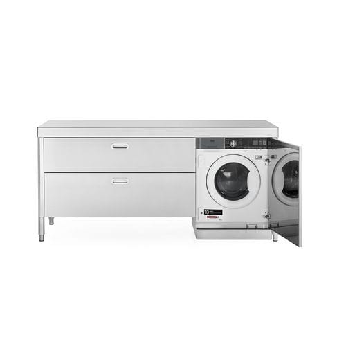 Mobile contenitore con piedi - 190C-LAVATRICE-1 - ALPES-INOX