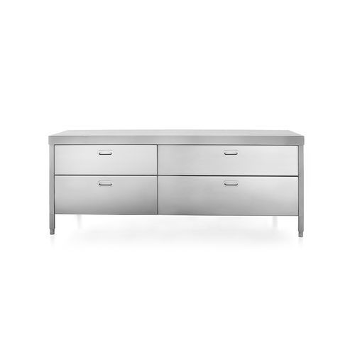 Elemento da cucina indipendente - 220C-CONTENIMENTO/1 - ALPES-INOX - a libera installazione / con cassetti