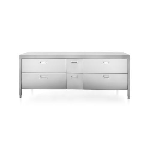 Elemento da cucina indipendente - 220C-CONTENIMENTO/3 - ALPES-INOX - a libera installazione / con cassetti