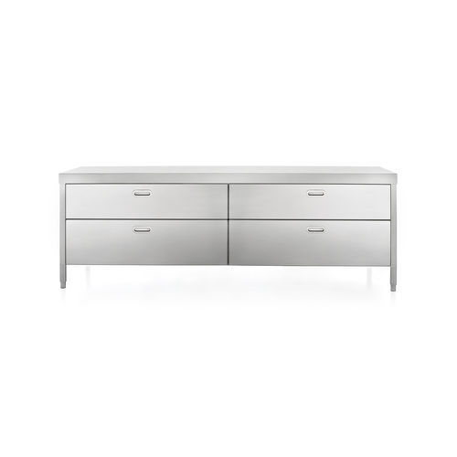 Elemento da cucina indipendente - 250C-CONTENIMENTO-1 - ALPES-INOX - a libera installazione / con cassetti
