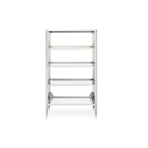 Scaffale contemporaneo - 98/185 DISPENSA APERTA - ALPES-INOX - in acciaio inossidabile / per cucina