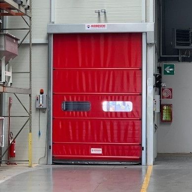 Porta d'ingresso - SPEEDY ROLL - Moreschi Chiusure Industriali S.r.l. - in metallo / in acciaio / in acciaio galvanizzato