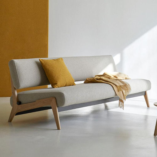 Divano letto - Nolis  - INNOVATION LIVING - contemporaneo / in tessuto / grigio