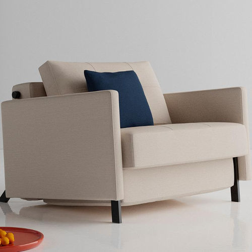Poltrona design scandinavo - Cubed 90 - INNOVATION LIVING - in tessuto / in rovere / sfoderabile