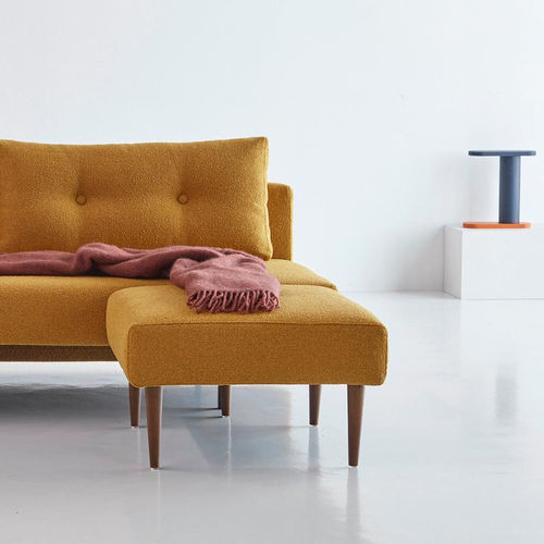 Ottomana contemporanea - Recast  - INNOVATION LIVING - in tessuto / quadrata / imbottita