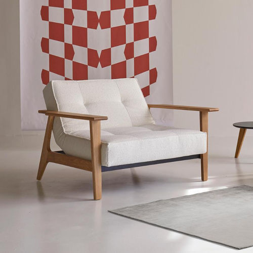 Poltrona contemporanea - Splitback Frej  - INNOVATION LIVING - in tessuto / in acciaio / con cuscino rimovibile