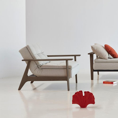 Poltrona contemporanea - Dublexo Frej - INNOVATION LIVING - in tessuto / in acciaio / letto