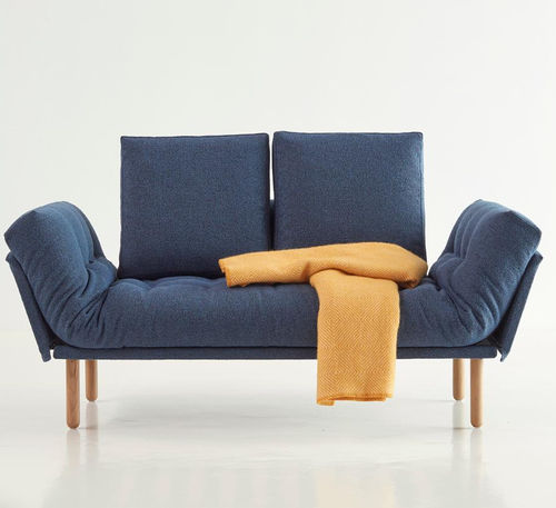 Divano letto - Rollo Bow - INNOVATION LIVING - contemporaneo / in tessuto / con braccioli