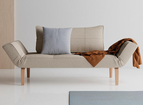 Letto da giorno contemporaneo - Zeal  - INNOVATION LIVING - in tessuto / in acciaio / con supporto in quercia