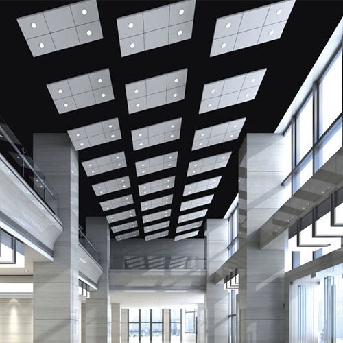Controsoffitto in alluminio - Foshan Henglicai Building Materials Co.,Ltd. - in lega d'alluminio / in pannelli / per sala conferenze