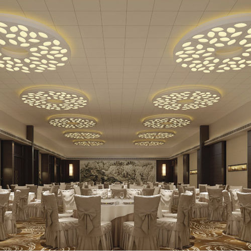 Pannello in composito per soffitto - Foshan Henglicai Building Materials Co.,Ltd. - per illuminazione / illuminato / in alluminio