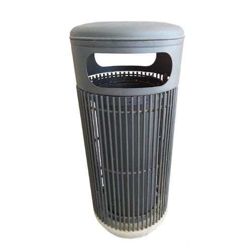 Cestino gettacarte in polietilene - CS005 - irollo - in ghisa di alluminio / galvanizzato