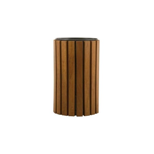 Cestino gettacarte in legno - CS022 - irollo - in ferro galvanizzato