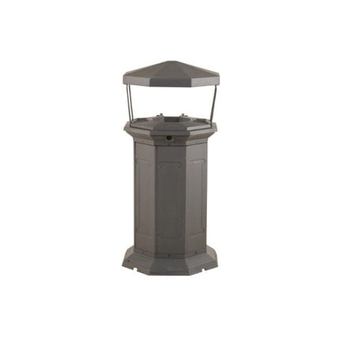 Cestino gettacarte in ghisa - CS024 - irollo - in ferro galvanizzato