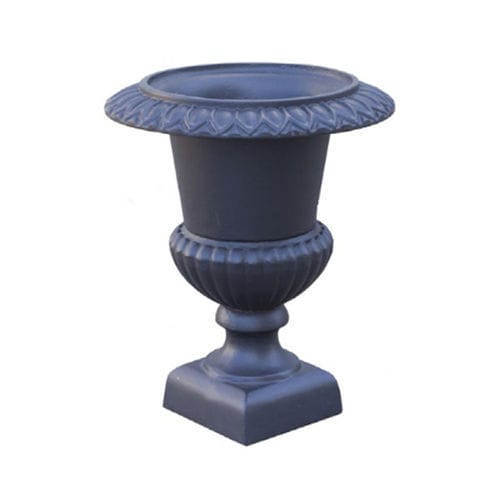 Vaso da giardino in ghisa - FR020 - irollo - da terra / rotondo / per uso residenziale