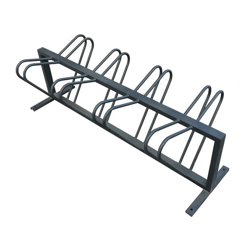 Rastrelliera per biciclette a pavimento - PB014 - irollo - antivandalismo / doppia / per spazi pubblici