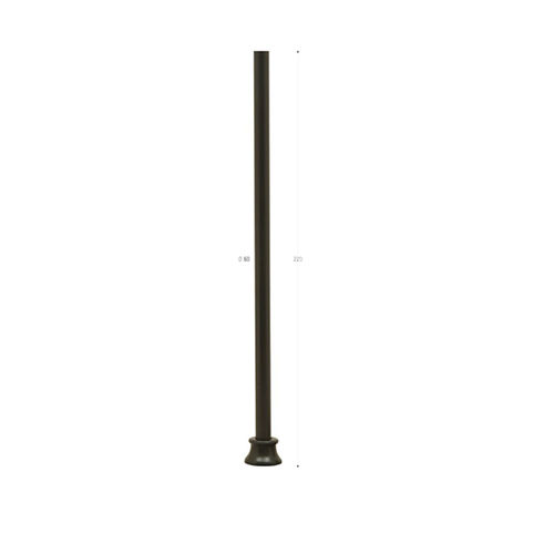 Palo per cartelloni pubblicitari - PL005 - irollo - in ghisa / in ferro galvanizzato