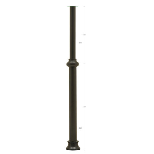 Palo in ferro galvanizzato - PL004 - irollo - per cartelloni pubblicitari / in ghisa