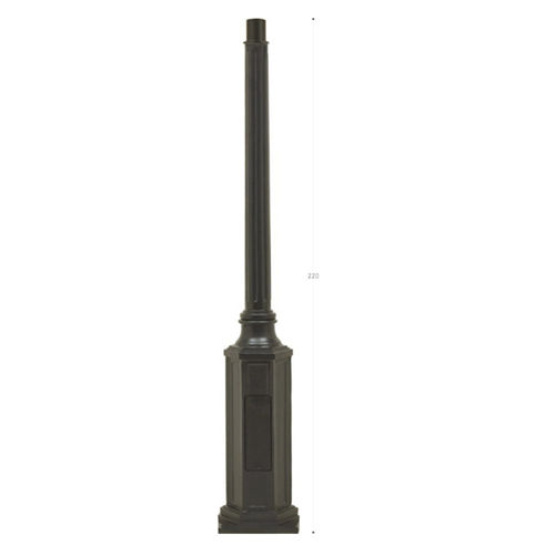 Palo in ghisa - PL001 - irollo - per cartelloni pubblicitari / in ferro galvanizzato