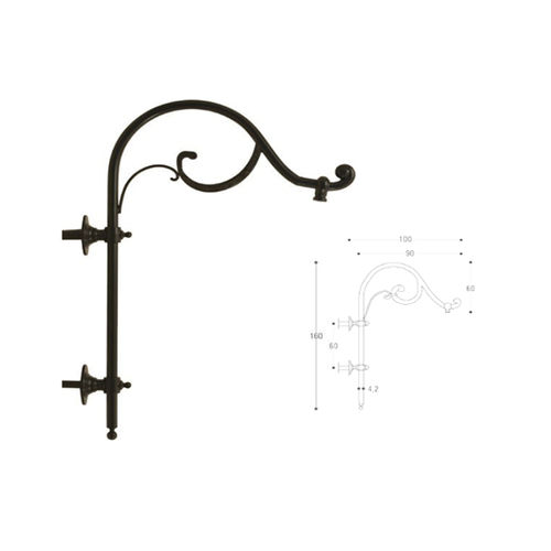 Braccio per lampione in ghisa - MP002 - irollo