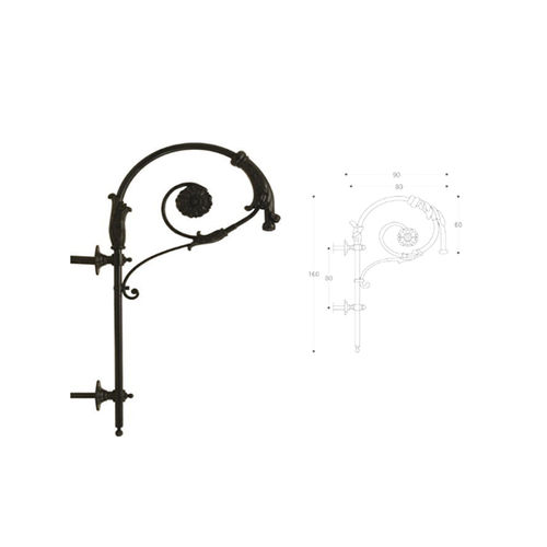 Braccio per lampione in ghisa - MP004 - irollo