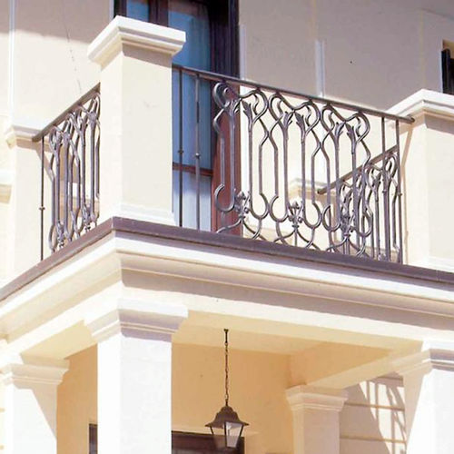 Balaustra in ghisa - ER023 - irollo - da esterno / per esterno / per balcone