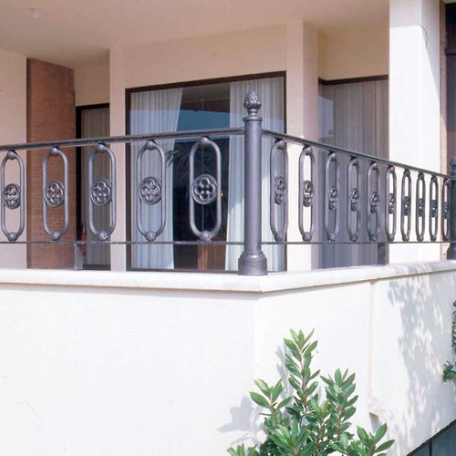 Balaustra in ghisa - ER050 - irollo - da esterno / per esterno / per balcone