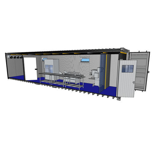 Edificio trasportabile - ecohousesystem - container / mobile / in acciaio