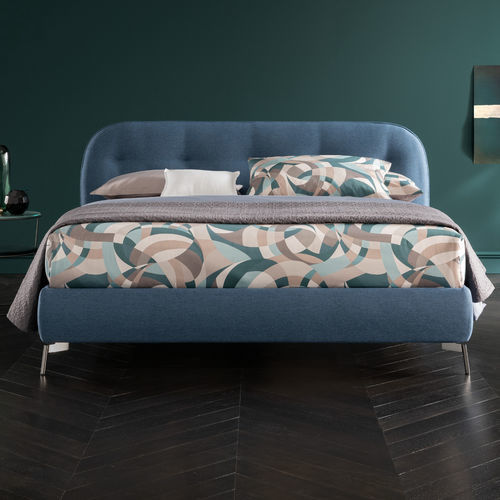 Letto matrimoniale - Antigua - ALTRENOTTI - contemporaneo / imbottito / con testiera imbottita