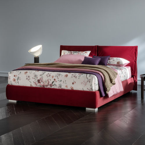 Letto matrimoniale - Bali - ALTRENOTTI - contemporaneo / imbottito / con testiera imbottita