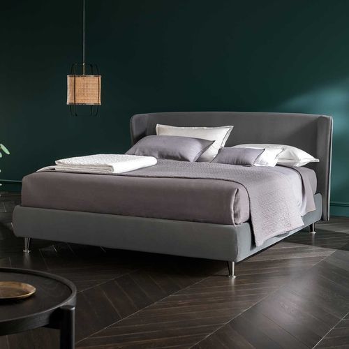 Letto matrimoniale - Margarita - ALTRENOTTI - contemporaneo / imbottito / con testiera imbottita