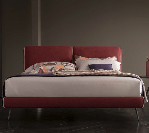 Letto matrimoniale - Santorini - ALTRENOTTI - contemporaneo / imbottito / con testiera imbottita