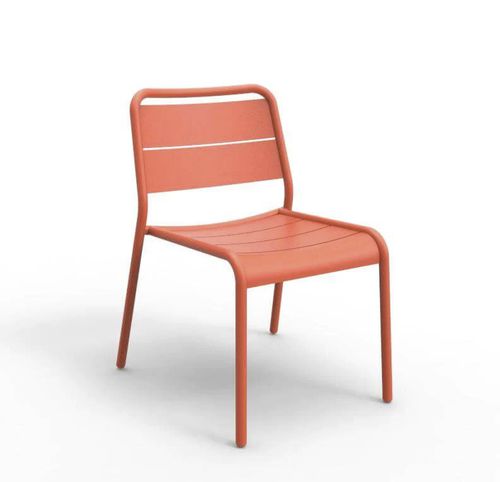 Sedia da giardino contemporanea - Rosetta - Zaneti - da esterno / in alluminio / con supporto in alluminio