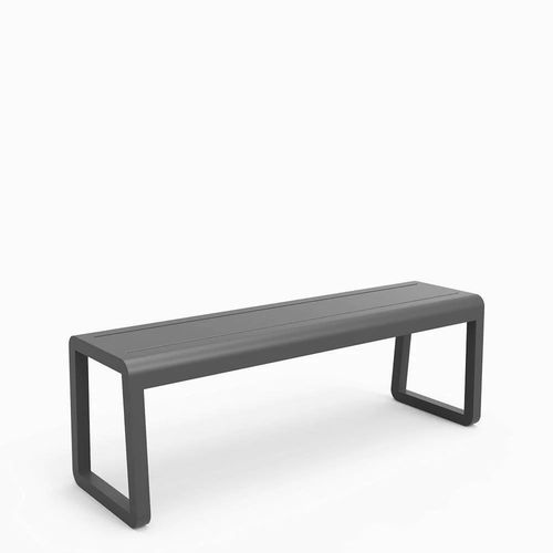 Panca da giardino contemporanea - Elite - Zaneti - in alluminio / senza schienale / senza braccioli